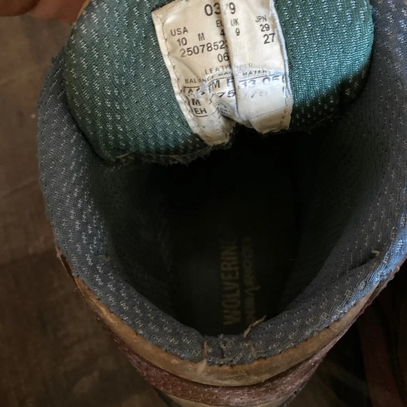 Wolverine work boots size 10 - Picture 7 of 12